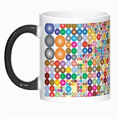 Circle Rainbow Polka Dots Morph Mugs by Mariart