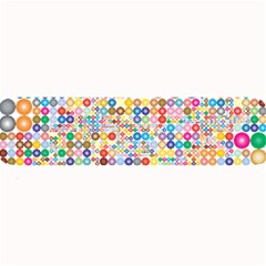 Circle Rainbow Polka Dots Large Bar Mats