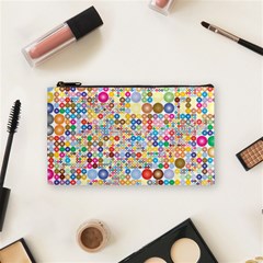 Circle Rainbow Polka Dots Cosmetic Bag (small)  by Mariart