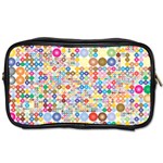 Circle Rainbow Polka Dots Toiletries Bags 2-Side Front