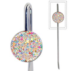 Circle Rainbow Polka Dots Book Mark