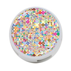 Circle Rainbow Polka Dots 4-port Usb Hub (two Sides)  by Mariart