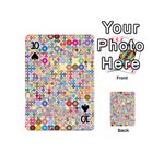 Circle Rainbow Polka Dots Playing Cards 54 (Mini)  Front - Spade10