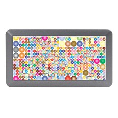 Circle Rainbow Polka Dots Memory Card Reader (mini)