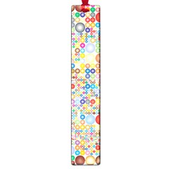 Circle Rainbow Polka Dots Large Book Marks