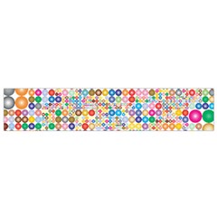 Circle Rainbow Polka Dots Small Flano Scarf