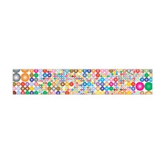 Circle Rainbow Polka Dots Flano Scarf (mini)