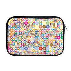 Circle Rainbow Polka Dots Apple Macbook Pro 17  Zipper Case by Mariart