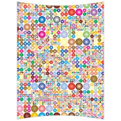 Circle Rainbow Polka Dots Back Support Cushion