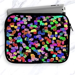 Colorful paint strokes on a black background                          Apple iPad 2/3/4 Protective Soft Case