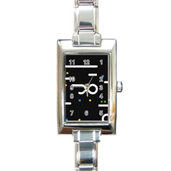 Line Circle Triangle Polka Sign Rectangle Italian Charm Watch by Mariart