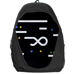 Line Circle Triangle Polka Sign Backpack Bag by Mariart