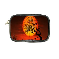 Helloween Midnight Graveyard Silhouette Coin Purse