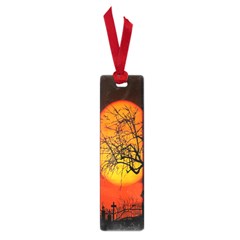 Helloween Midnight Graveyard Silhouette Small Book Marks by Mariart