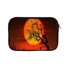 Helloween Midnight Graveyard Silhouette Apple Ipad Mini Zipper Cases