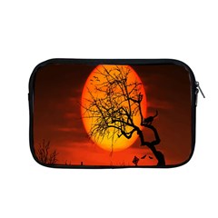 Helloween Midnight Graveyard Silhouette Apple Macbook Pro 13  Zipper Case by Mariart