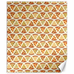 Food Pizza Bread Pasta Triangle Canvas 8  X 10  by Mariart