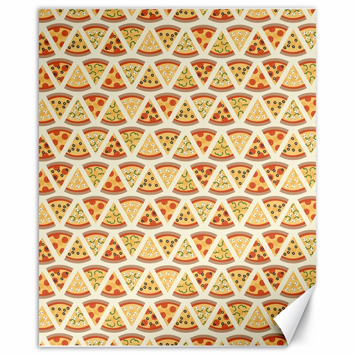 Food Pizza Bread Pasta Triangle Canvas 16  x 20  