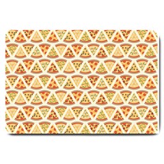 Food Pizza Bread Pasta Triangle Large Doormat 