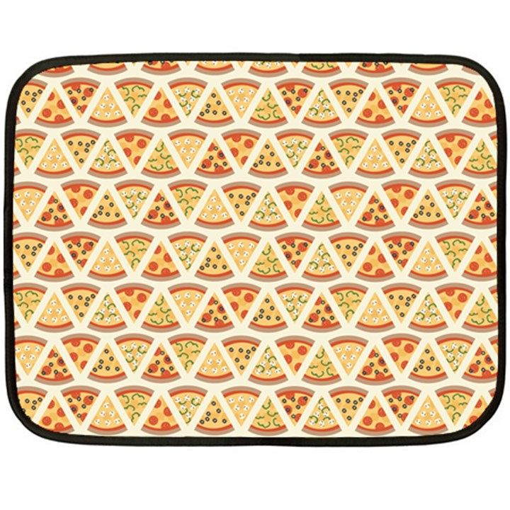 Food Pizza Bread Pasta Triangle Fleece Blanket (Mini)