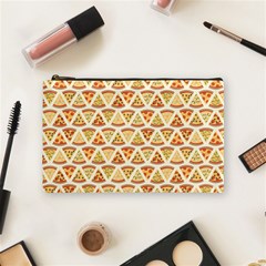 Food Pizza Bread Pasta Triangle Cosmetic Bag (medium) 