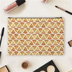 Food Pizza Bread Pasta Triangle Cosmetic Bag (Large)  Back