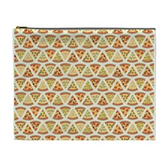 Food Pizza Bread Pasta Triangle Cosmetic Bag (xl) by Mariart