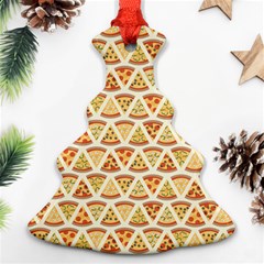 Food Pizza Bread Pasta Triangle Ornament (christmas Tree)  by Mariart