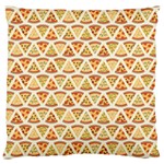 Food Pizza Bread Pasta Triangle Large Cushion Case (One Side) Front