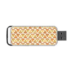 Food Pizza Bread Pasta Triangle Portable Usb Flash (one Side) by Mariart