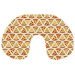 Food Pizza Bread Pasta Triangle Travel Neck Pillows Front