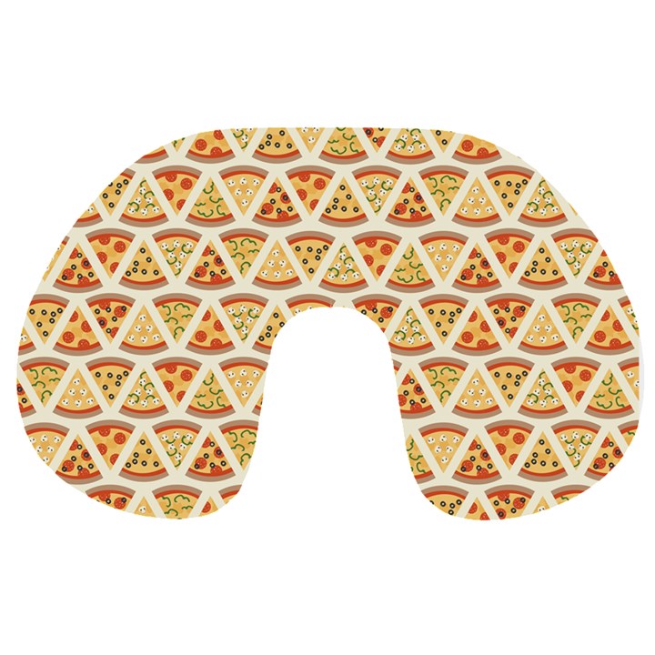 Food Pizza Bread Pasta Triangle Travel Neck Pillows