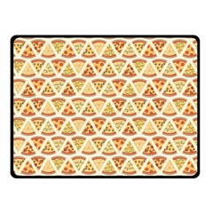 Food Pizza Bread Pasta Triangle Double Sided Fleece Blanket (small)  by Mariart