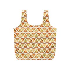 Food Pizza Bread Pasta Triangle Full Print Recycle Bags (s)  by Mariart