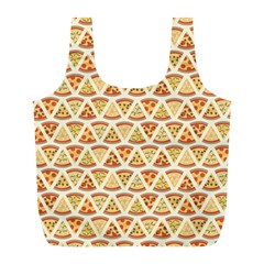 Food Pizza Bread Pasta Triangle Full Print Recycle Bags (l) 