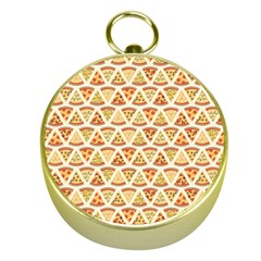 Food Pizza Bread Pasta Triangle Gold Compasses by Mariart