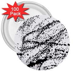 Ink Splatter Texture 3  Buttons (100 Pack)  by Mariart