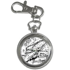 Ink Splatter Texture Key Chain Watches