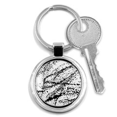 Ink Splatter Texture Key Chains (round) 