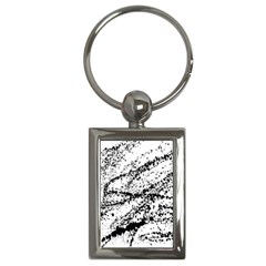 Ink Splatter Texture Key Chains (rectangle) 