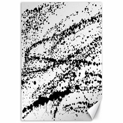 Ink Splatter Texture Canvas 12  X 18  