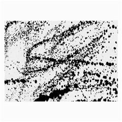 Ink Splatter Texture Large Glasses Cloth