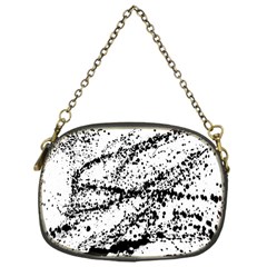 Ink Splatter Texture Chain Purses (one Side)  by Mariart