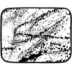 Ink Splatter Texture Fleece Blanket (mini) by Mariart