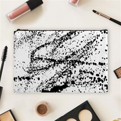 Ink Splatter Texture Cosmetic Bag (large) 