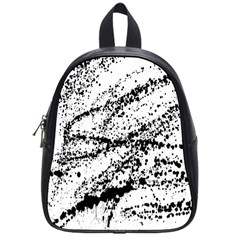 Ink Splatter Texture School Bag (small)