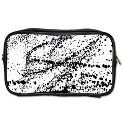 Ink Splatter Texture Toiletries Bags