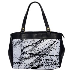 Ink Splatter Texture Office Handbags