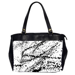 Ink Splatter Texture Office Handbags (2 Sides)  by Mariart