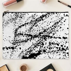 Ink Splatter Texture Cosmetic Bag (xxxl)  by Mariart